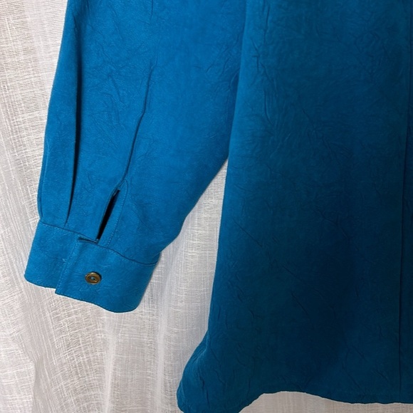 Penningtons button front lightweight jacket,1X, textured,suede feel,EC, PTP 25 - Picture 10 of 12